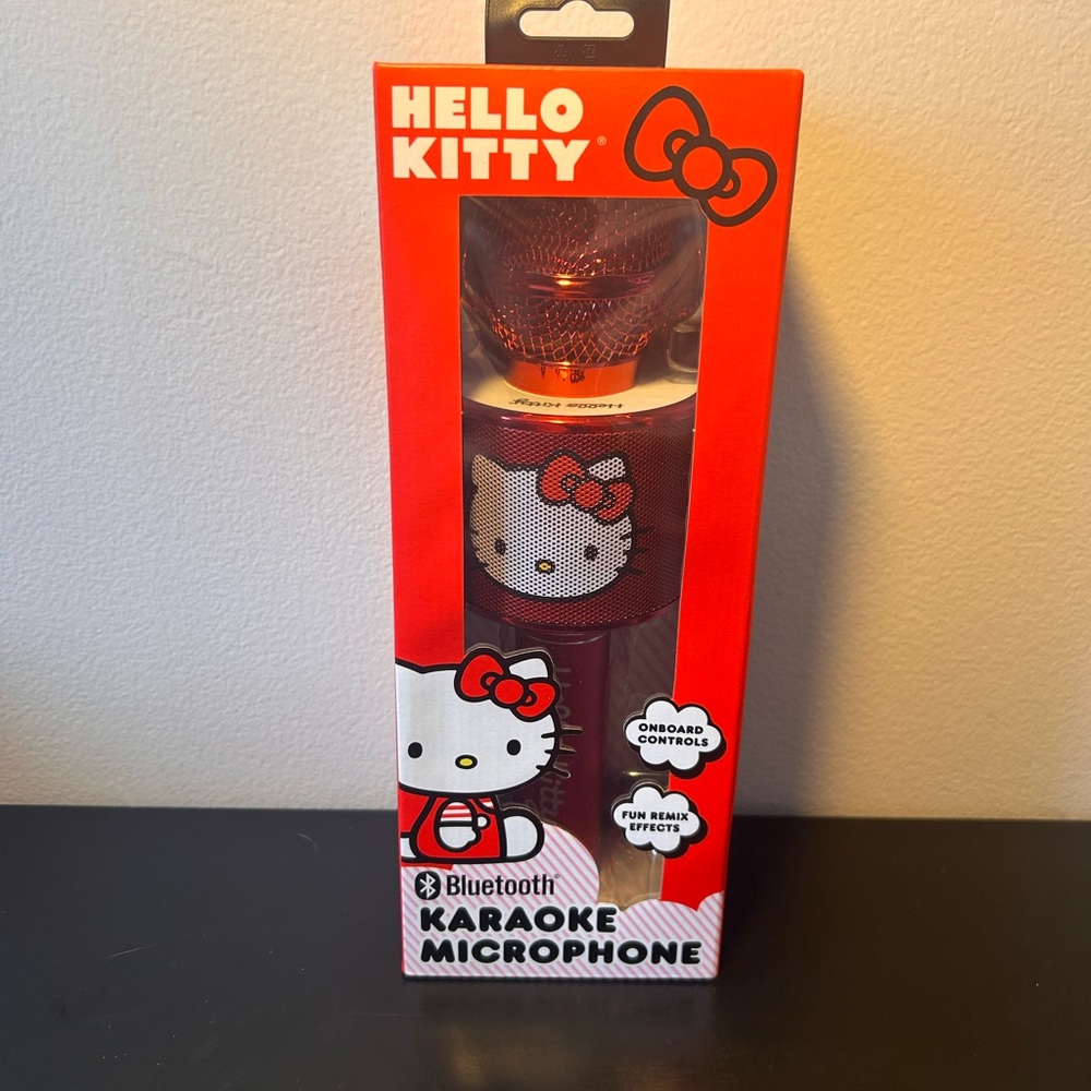 Hello Kitty karaoke microphone